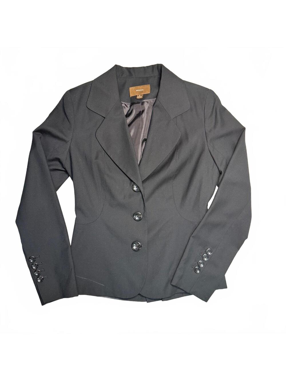 Merona Women's Black Blazer Suit Jacket Size 6